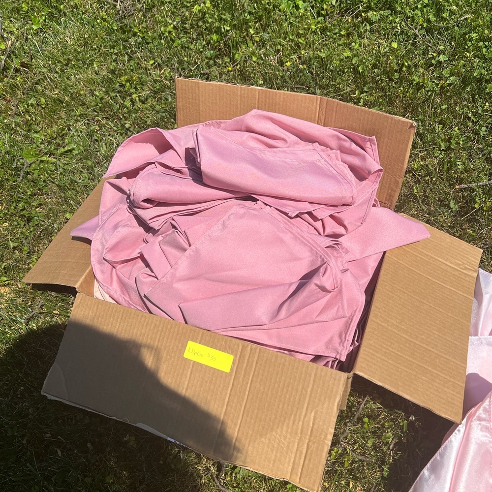 89 Pink napkins for wedding